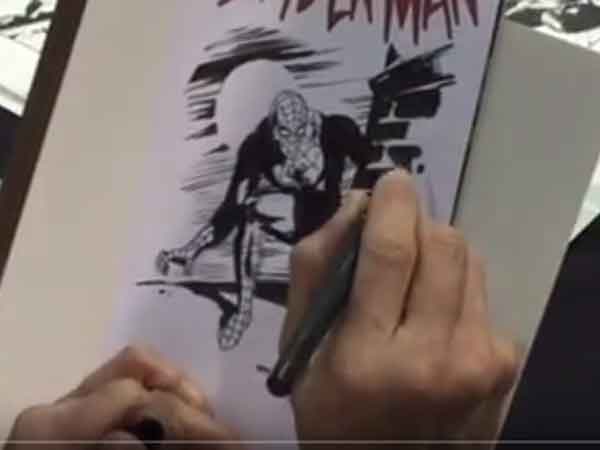 Drawing Spider-Man